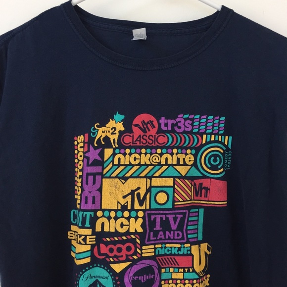 Graphic Tee Short Sleeve Blue Unisex - Picture 2 of 5